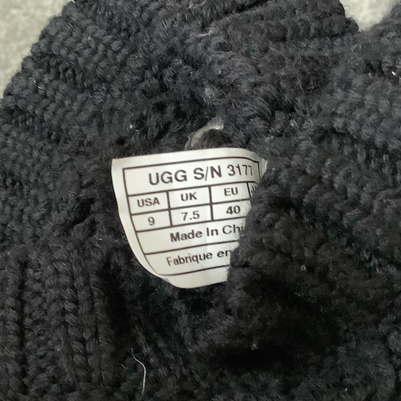 🎉HP🎉👢UGG Black Knit Boots - Picture 11 of 11